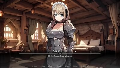 At least my cat woman is learning to give me head (Slave Harem) Part 2