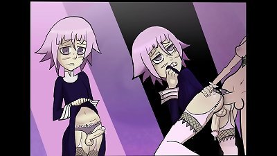 Soul goes after Crona x Maka W.I.P hermaphroditism comic