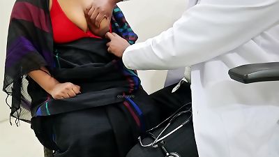 doctor using patient in health center