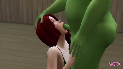 [TRAILER] Shrek pulverizing goddess Fiona rigid - Parody animation