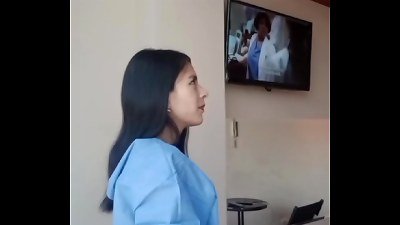 What a nasty uniform! I go to the office and he gives me a blowjob from the Gods. YES MISS I'M GOING TO COME MANY TIMES AND BE YOUR CUSTOMER... I MEAN YOUR hasty PATIENT, JUST LET ME grab YOUR vulva MORE!!